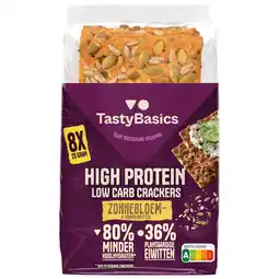 Jumbo TastyBasics Low Carb - High Protein Cracker Zonnebloem aanbieding