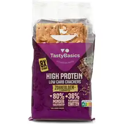 Jumbo TastyBasics Low Carb - High Protein Cracker Zonnebloem aanbieding
