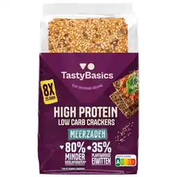 Jumbo TastyBasics Low Carb - High Protein Cracker Meerzaden aanbieding