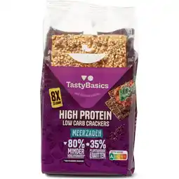 Jumbo TastyBasics Low Carb - High Protein Cracker Meerzaden aanbieding