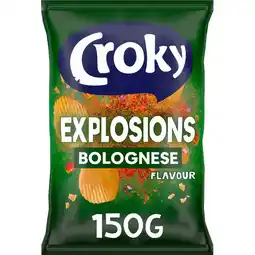 Jumbo Croky Chips Explosions Bolognese 150g aanbieding