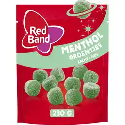 Jumbo Red Band Menthol Groentjes Zacht Fris 230 g aanbieding