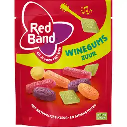 Jumbo Red Band Winegums Zuur 235 g aanbieding