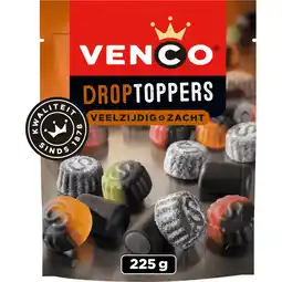Jumbo Venco Droptoppers Veelzijdig & Zacht 225g aanbieding
