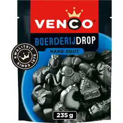 Jumbo Venco Boerderijdrop Hard Zout 235g aanbieding
