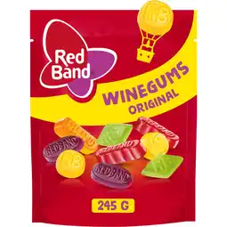 Jumbo Red Band Winegums Original 245 g aanbieding