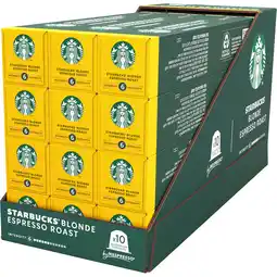 Jumbo Starbucks by Nespresso Blonde Espresso Roast - 12 x 10 Koffiecups aanbieding