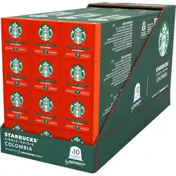 Jumbo Starbucks by Nespresso Colombia Medium Roast - 12 x 10 Koffiecups aanbieding