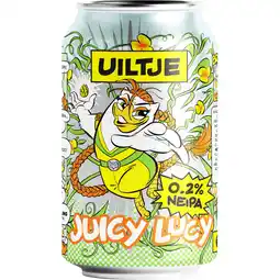 Jumbo Uiltje Juicy Lucy 0.2% Neipa Bier Blik 330 ml aanbieding