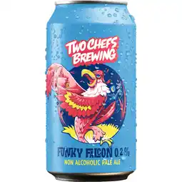 Jumbo Two Chefs Brewing Funky Falcon 0.2% 330ML aanbieding