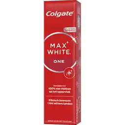 Jumbo Colgate Max White One Tandpasta Original 75 ML aanbieding