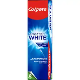 Jumbo Colgate Advanced Tandpasta Sensation White 75 ML aanbieding