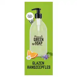 Jumbo Marcel's Green Soap Glazen Fles Handzeep 500 ML aanbieding