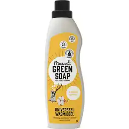 Jumbo Marcel's Green Soap universeel wasmiddel Vanille & Katoen - 23 Wasbeurten aanbieding