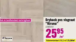 Hornbach FLEXXFLOORS Dryback PVC visgraat vloerdelen Kiruna 3,6 m² aanbieding