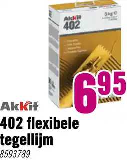 Hornbach AKKIT 402 Flexibele tegellijm C2 TE S1 5 kg aanbieding