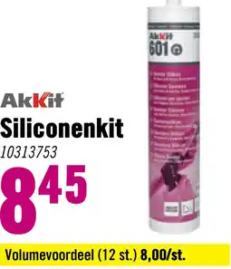 Hornbach AKKIT 601 siliconenkit zilvergrijs 310 ml aanbieding