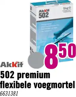 Hornbach AKKIT 502 Flexvoegenmortel grijs 5 kg aanbieding