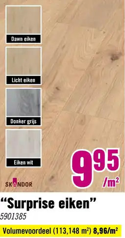 Hornbach SKANDOR Laminaat 8.0 Surprise eiken aanbieding