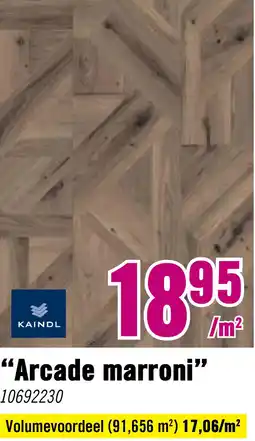 Hornbach KAINDL Visgraat laminaat 8.0 Arcade marroni aanbieding
