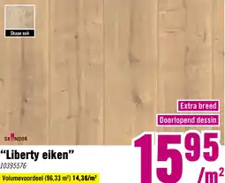 Hornbach SKANDOR Laminaat 8.0 Liberty oak extra breed aanbieding
