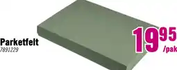 Hornbach Ondervloer Parketfelt plaat 7 m², dikte 5 mm aanbieding