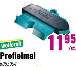 Hornbach WOLFCRAFT Profielmal met klem aanbieding