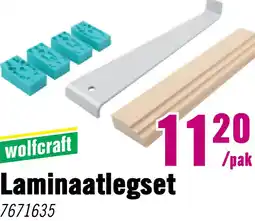 Hornbach WOLFCRAFT Legset voor parket/laminaat aanbieding