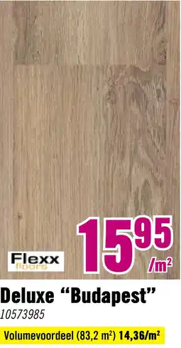 Hornbach FLEXXFLOORS Stick Deluxe plak PVC zelfklevend Budapest 2,1 m² aanbieding