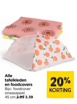 Xenos Alle tafelkleden en foodcovers aanbieding