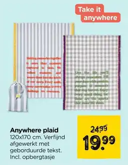 Xenos Anywhere plaid aanbieding