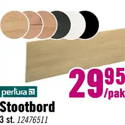 Hornbach PERTURA Traprenovatie stootbord eiken truffel 130x20 cm (3 stuks) aanbieding