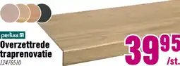 Hornbach PERTURA Traprenovatie overzettrede eiken truffel 100x30 cm aanbieding