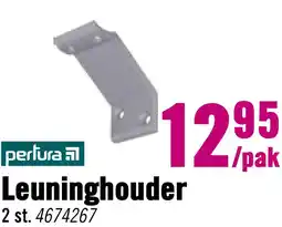 Hornbach PERTURA Leuninghouder modern aluminium aanbieding