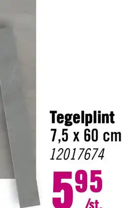 Hornbach MIRAVA Tegelplint Narvik zilver 7,5 x 60 cm aanbieding
