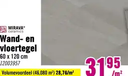 Hornbach MIRAVA Wand- en vloertegel NARVIK zilver 60 x 120 x 0,85 cm gerectificeerd aanbieding