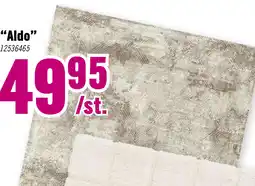 Hornbach Vloerkleed Aldo taupe 160x230 cm aanbieding