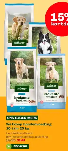 Welkoop Welkoop hondenvoeding aanbieding