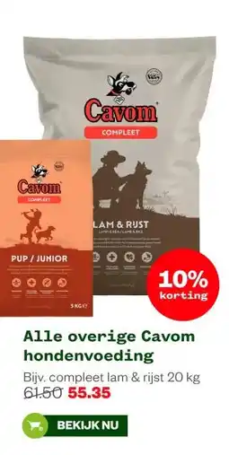 Welkoop Alle overige Cavom hondenvoeding aanbieding