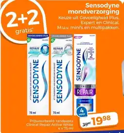 Trekpleister Sensodyne mondverzorging aanbieding