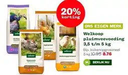Welkoop Welkoop pluimveevoeding 3,5 t/m 5 kg aanbieding