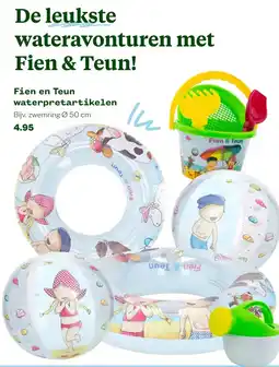 Welkoop Fien en Teun waterpretartikelen aanbieding