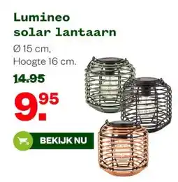 Welkoop Lumineo solar lantaarn aanbieding