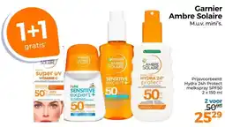Trekpleister Garnier Ambre Solaire M.u.v. mini's. aanbieding