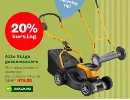Welkoop Alle Stiga gazonmaaiers aanbieding