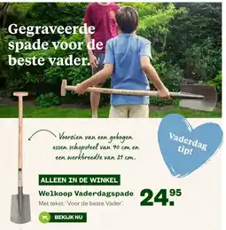 Welkoop Welkoop Vaderdagspade aanbieding
