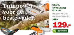 Welkoop STIHL snoeizaag GTA 26 aanbieding