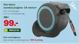 Welkoop Gardena wandslangbox aanbieding