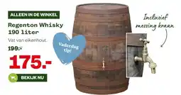Welkoop Regenton Whisky aanbieding