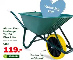 Welkoop Altrad Fort kruiwagen TK-100 Flex Lite aanbieding